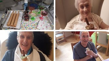All the fun of the beach at Sheffield care home